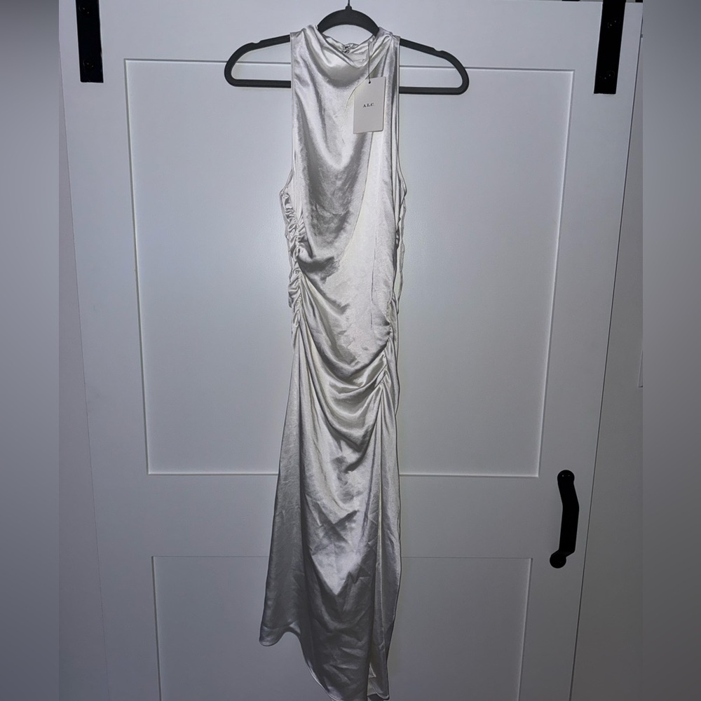 A.L.C. Ivory Satin Dress